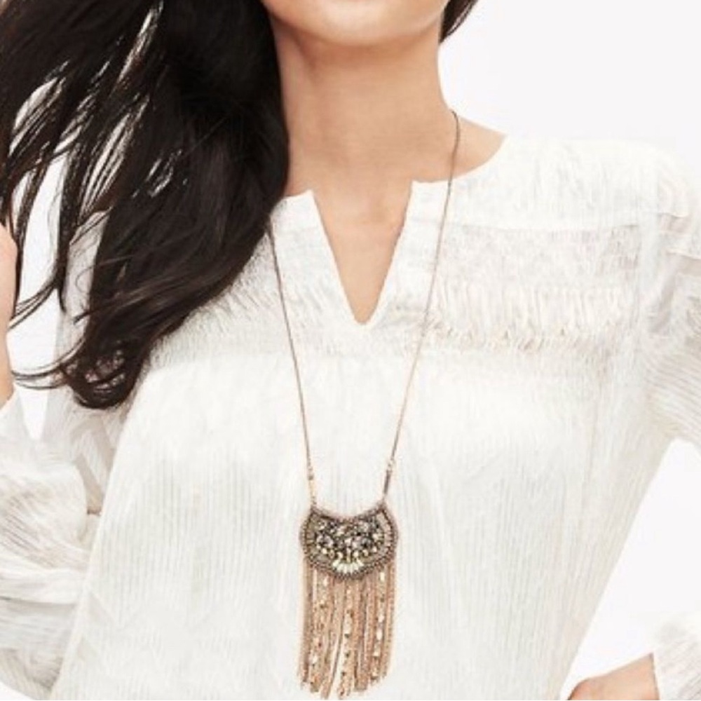 Stella and dot Analena sparkling pendant. Statement necklace